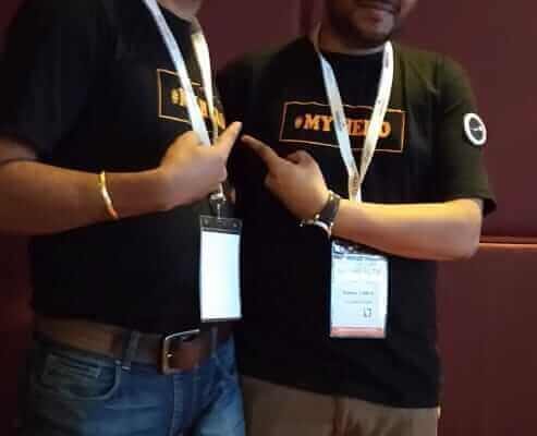 Alok Chaudhary and Clarion Smith from Team EWS at InnoHEALTH 2018 Alok Chaudhary and Clarion Smith from Team EWS at InnoHEALTH 2018