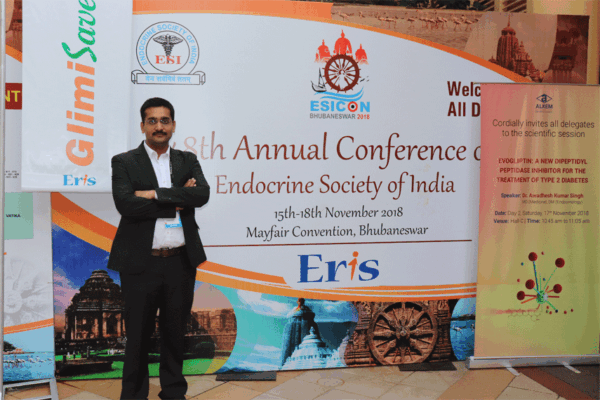 Dr Saurabh Gupta at ESICON 2018 Dr Saurabh Gupta at ESICON 2018